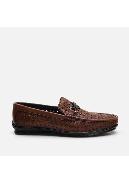 Hakiki Deri Kahve Erkek Loafer