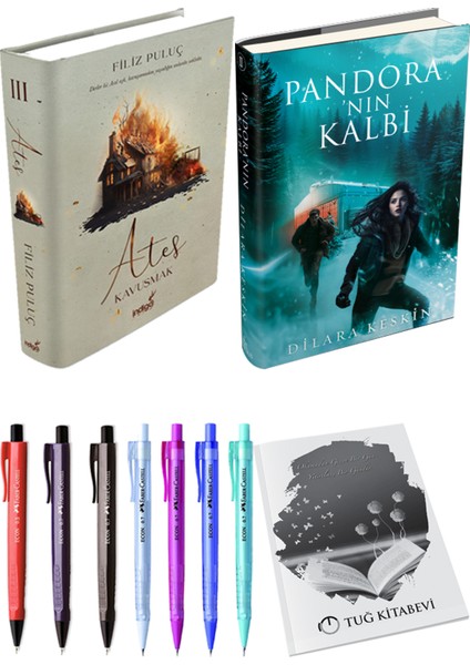 Ateş Kavuşmak 3 - Pandora'nın Kalbi 2 + Kalem + Not Defteri