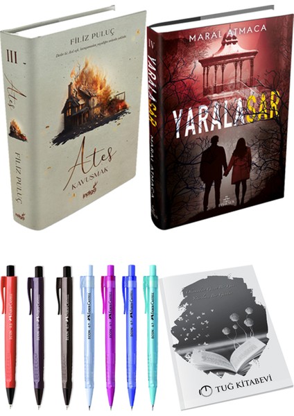 Ateş Kavuşmak 3 - Yaralasar 4 + Kalem + Not Defteri