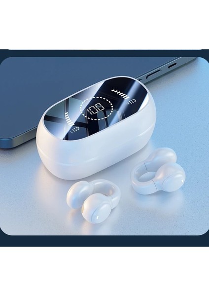 Kemik Iletimli Kablosuz Kulaklıklar, Bluetooth Oyun Kulaklıkları, Gürültü Engelleme, Spor Kulaklıklar, Xiaomi, iPhone Için Uygun (Yurt Dışından)