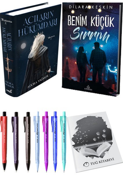 Acıların Hükümdarı - Benim Küçük Sırrım 1 + Kalem + Not Defteri