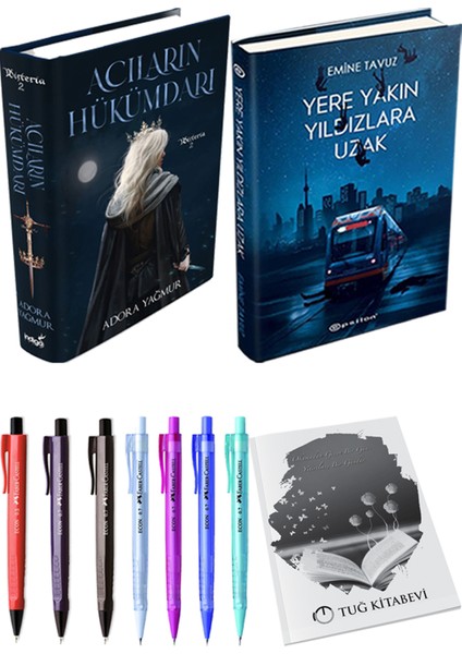 Acıların Hükümdarı - Ciltli - Yere Yakın Yıldızlara Uzak + Kalem + Not Defteri