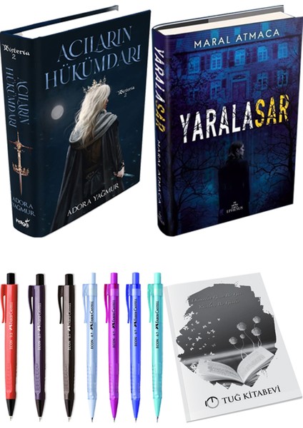 Acıların Hükümdarı - Yaralasar 1 + Kalem + Not Defteri