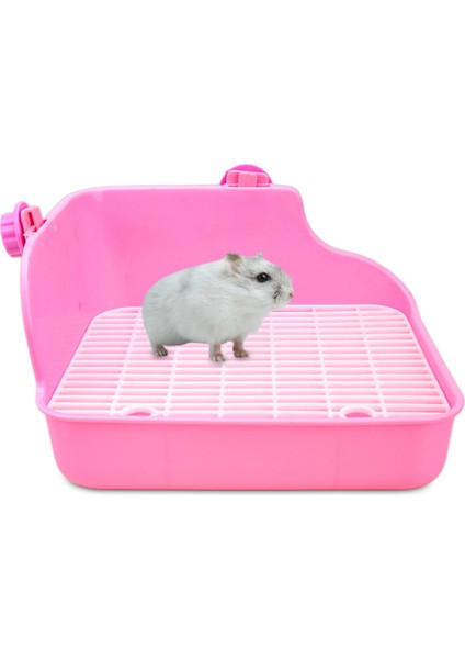 Hamster Chinchilla Bunny 11X7.9X7.5IN Için Tavşan Tuvalet Kafesi (Yurt Dışından)