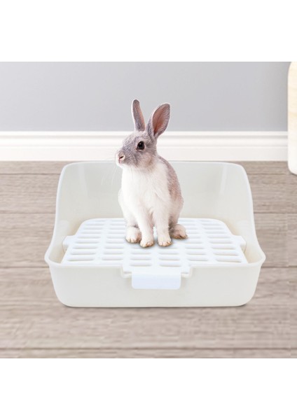 Hamster Chinchilla Bunny Gri 11X11X8IN Için Tavşan Tuvalet Kafesi (Yurt Dışından) modelleri