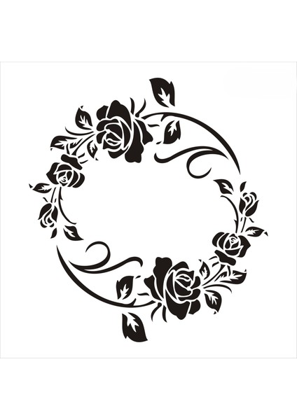 Stencil Sarayi Boyama Şablon Desenler - 8687