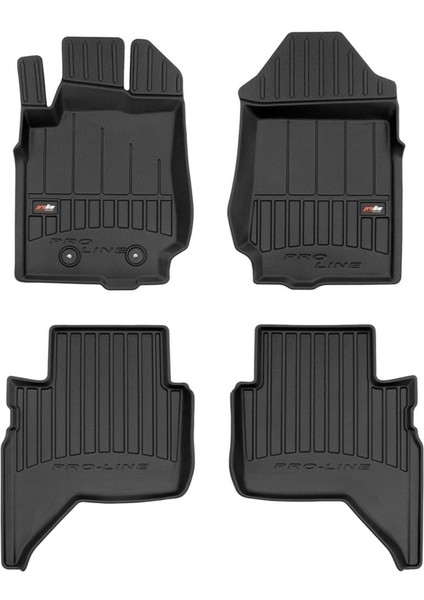Ford Ranger V Pikap, Raptor, Makyajlı 2015-2022 Arası Uyumulu Havuzlu Paspas