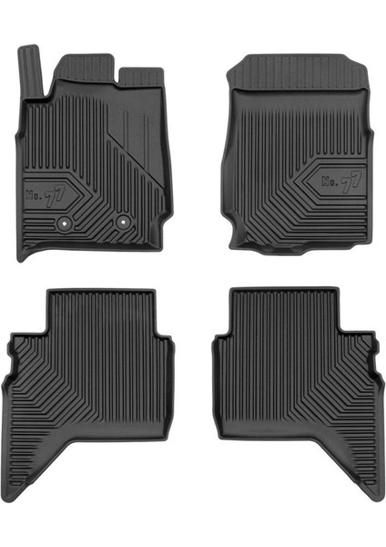 Ford Ranger V Pikap, Raptor, Makyajlı 2015-2022 Arası Uyumulu Havuzlu Paspas