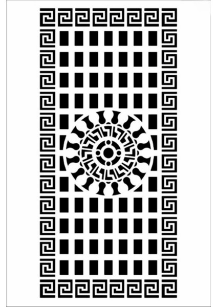 Stencil Sarayi Boyama Şablon Desenler - 8613