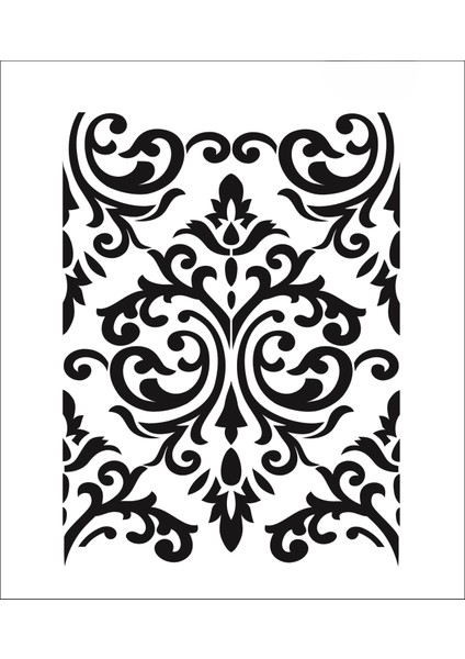 Stencil Sarayi Boyama Şablon Desenler - 1198