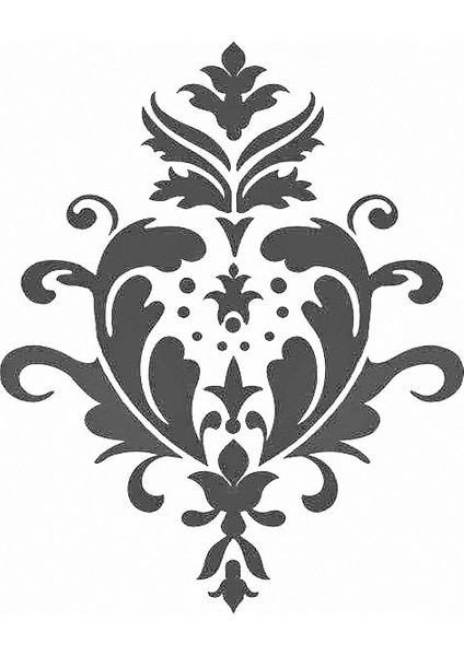 Stencil Sarayi Boyama Şablon Desenler - 4061