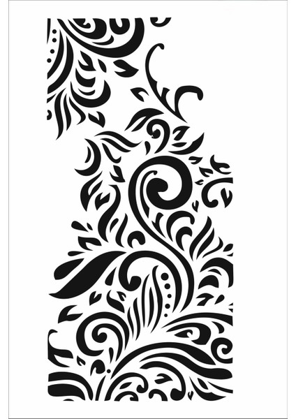 Stencil Sarayi Boyama Şablon Desenler - 4585