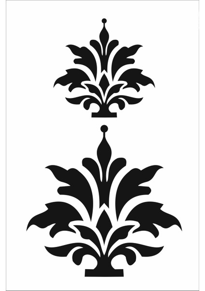 Stencil Sarayi Boyama Şablon Desenler - 4595