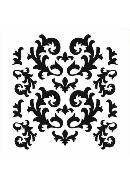 Stencil Sarayi Boyama Şablon Desenler - 4611