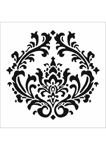 Stencil Sarayi Boyama Şablon Desenler - 4657