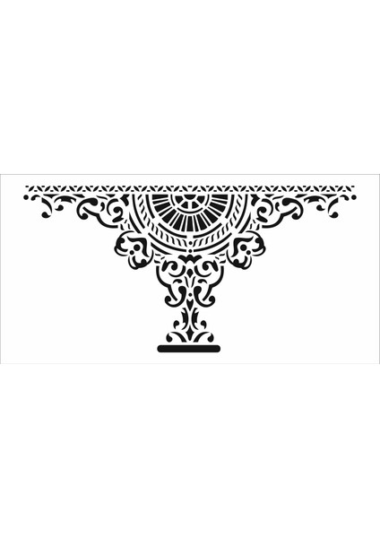 Stencil Sarayi Boyama Şablon Desenler - 4140