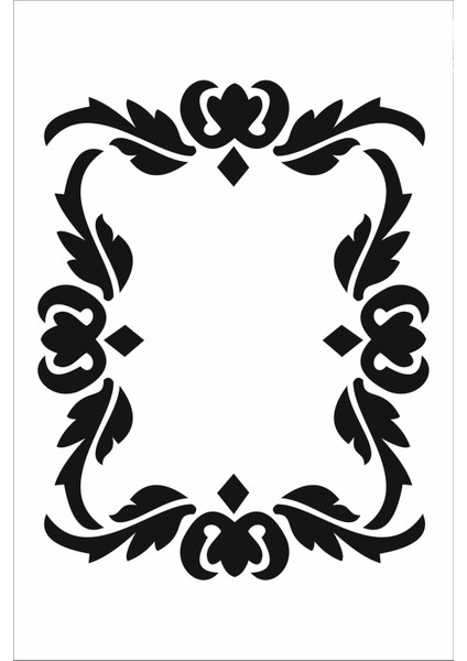 Stencil Sarayi Boyama Şablon Desenler - 4630