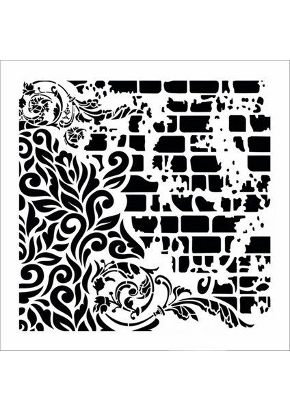 Stencil Sarayi Boyama Şablon Desenler - 8661