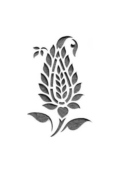 Stencil Sarayi Boyama Şablon Desenler - 4612