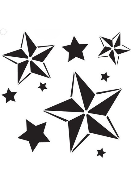 Stencil Sarayi Boyama Şablon Desenler - 4618