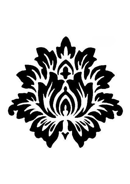 Stencil Sarayi Boyama Şablon Desenler - 4686