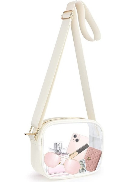 Pvc Şeffaf Crossbody Çanta Omuz Çantası (Yurt Dışından)