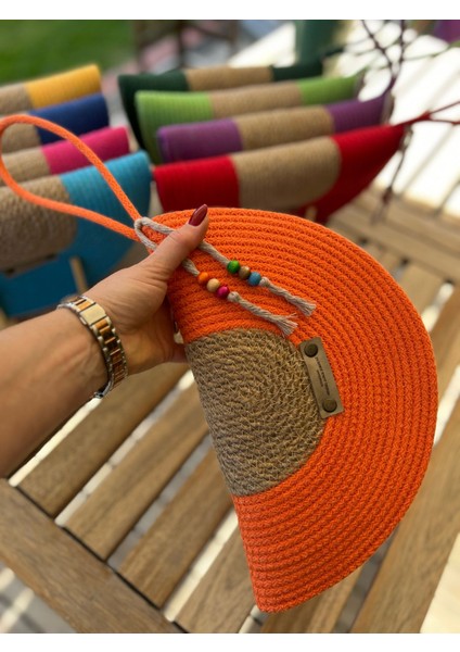Bella Yarım Ay D Clutch Portföy Çanta,abiye Çanta, Hediyelik