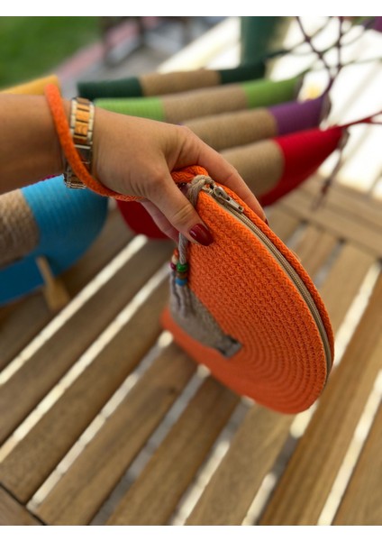 Bella Yarım Ay D Clutch Portföy Çanta,abiye Çanta, Hediyelik