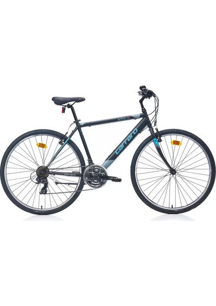 Active 280 28 Jant 21 Vites 49 cm V-Fren Şehir Bisikleti - Mat Siyah-Koyu-Mavi