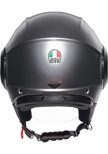 Agv Orbyt Solid Matt Grey Açık Kask