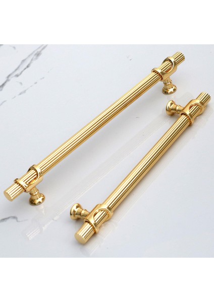 Arsin Altın Metal Kulp 192 Mm-19.2 cm Mobilya Çekmece Dolap Kapak Mutfak Dolabı Kulpları Kulbu Kulpu