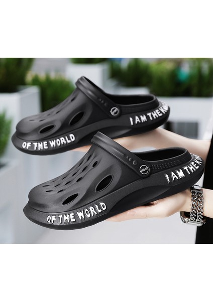 Baotou Crocs Erkek Plaj Ayakkabısı Günlük Sandalet Yarım Terlik (Yurt Dışından) fiyatları