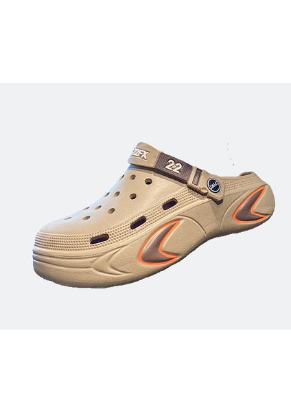 Erkek Crocs Günlük Ayakkabılar Hafif, Nefes Alabilen Parmak Ucu Sandalet (Yurt Dışından)