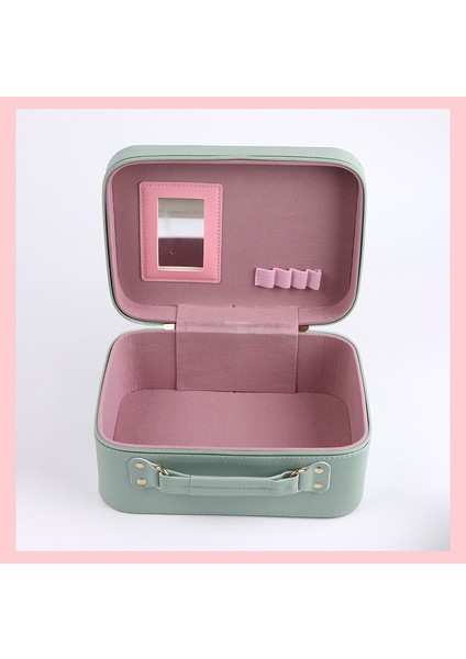 Kadın Taşınabilir Büyük Kapasiteli Makyaj Çantası Su Geçirmez Manikür Çantası (Yurt Dışından) fiyatları