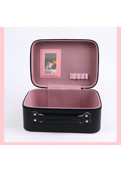 Kadın Taşınabilir Büyük Kapasiteli Makyaj Çantası Su Geçirmez Manikür Çantası (Yurt Dışından) modelleri