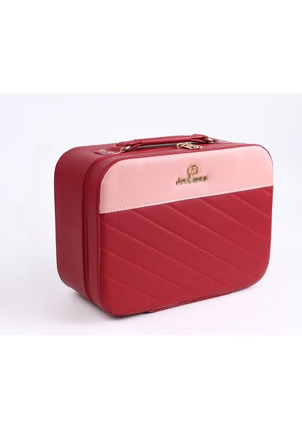 Kadın Taşınabilir Büyük Kapasiteli Makyaj Çantası Su Geçirmez Manikür Çantası (Yurt Dışından) indirimleri