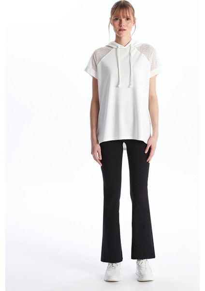 Xsıde Beli Lastikli Düz Ispanyol Paça Kadın Tayt Pantolon fiyatları