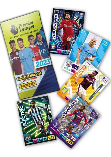 Premier League 2022 - 23 Trading Card - 2023 Ingiltere Premier Ligi Futbolcu Kartları ( 24 Paket )