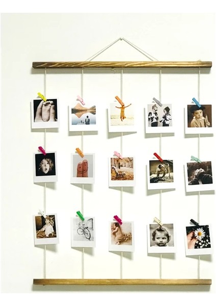 Ahşap Sanat Sallamalı 5 Ipli Dekoratif Çerçeve fiyatları