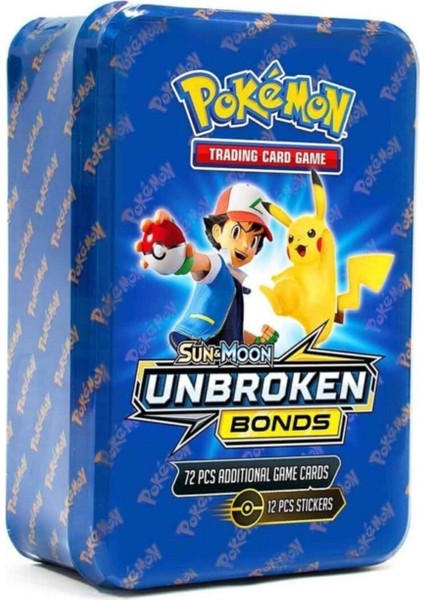 72LI Oyun Kartı Metal Kutu Sun Moon Unbroken Bonds