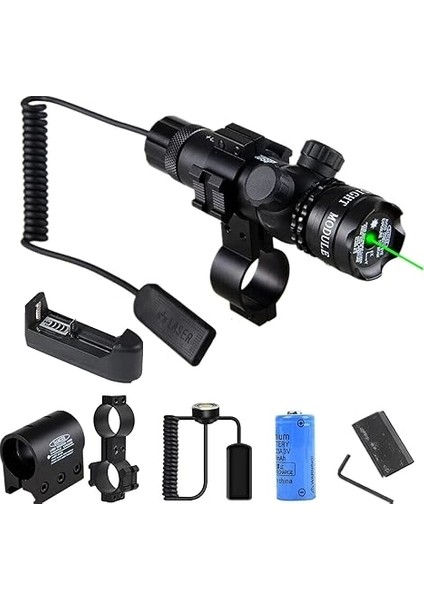 Taktik Ayarlanabilir Yeşil Lazer Sight Dot