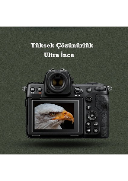 Cda Store Nikon Z7 Uyumlu 3 Adet Fotograf Makinesi Için LCD Ekran Koruyucu Nano Jelatin