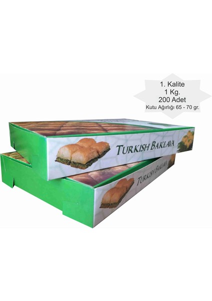 Yol Matbaa Baklava Kutusu 1 Kg. ( 200 Adet )