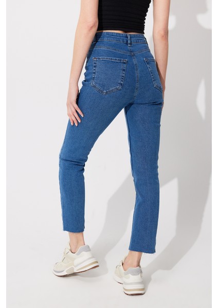 Mavi Yüksek Bel Straight Fit Jean SS23JP4744MA