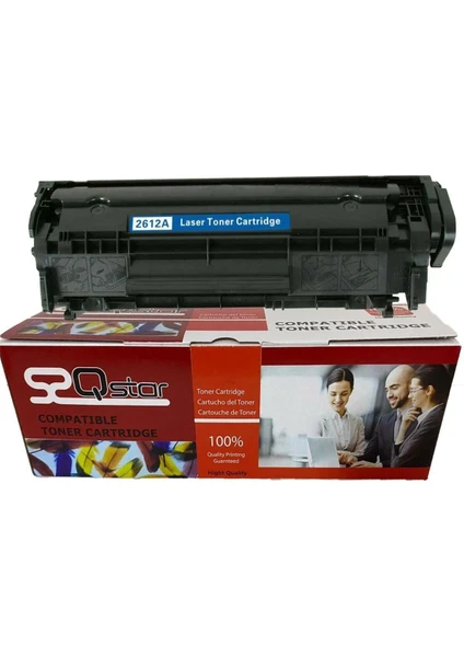 Hp Q2612A İthal Muadil Toner(12A) 1600 Sayfa Hp 1010 1012 1015 1018 1020 1022 3015 3020 3030 3052 3055 M1005 M1319 Canon Lbp2900 Lbp3000