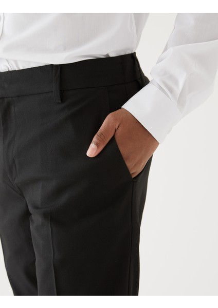 Slim Fit Okul Pantolonu (2-18 Yaş)