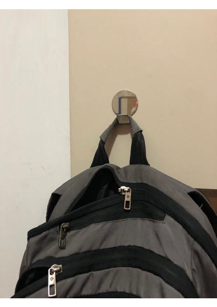 4 Adet Kendinden Yapışkanlı Paslanmaz Çelik Banyo & Mutfak Askısı