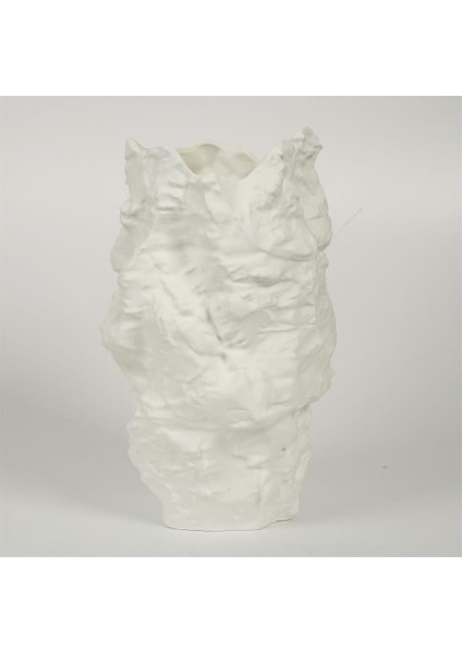 Beyaz Kaya Vazo 18*17*31 cm AK.JM00003