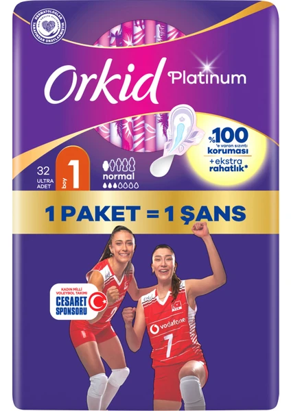 Orkıd Platınum Dortlu Paket Normal 32 Adet Olimpiyat