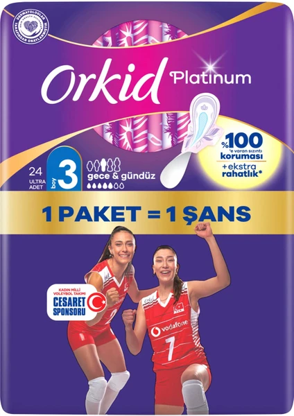 Orkıd Platınum Dortlu Paket Gece 24 Adet Olimpiyat